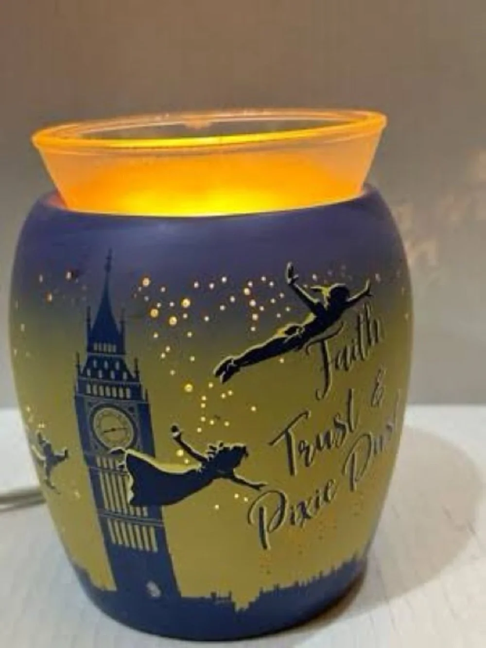 NEW IN BOX Disney Tinker Bell Gradient Wax Warmer